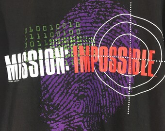 Vintage 90s Mission: Impossible Movie Promo T Shirt M - Etsy
