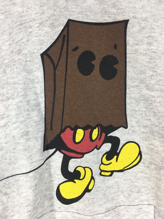 Vintage 90s Mickey Mouse hoodie L - image 4