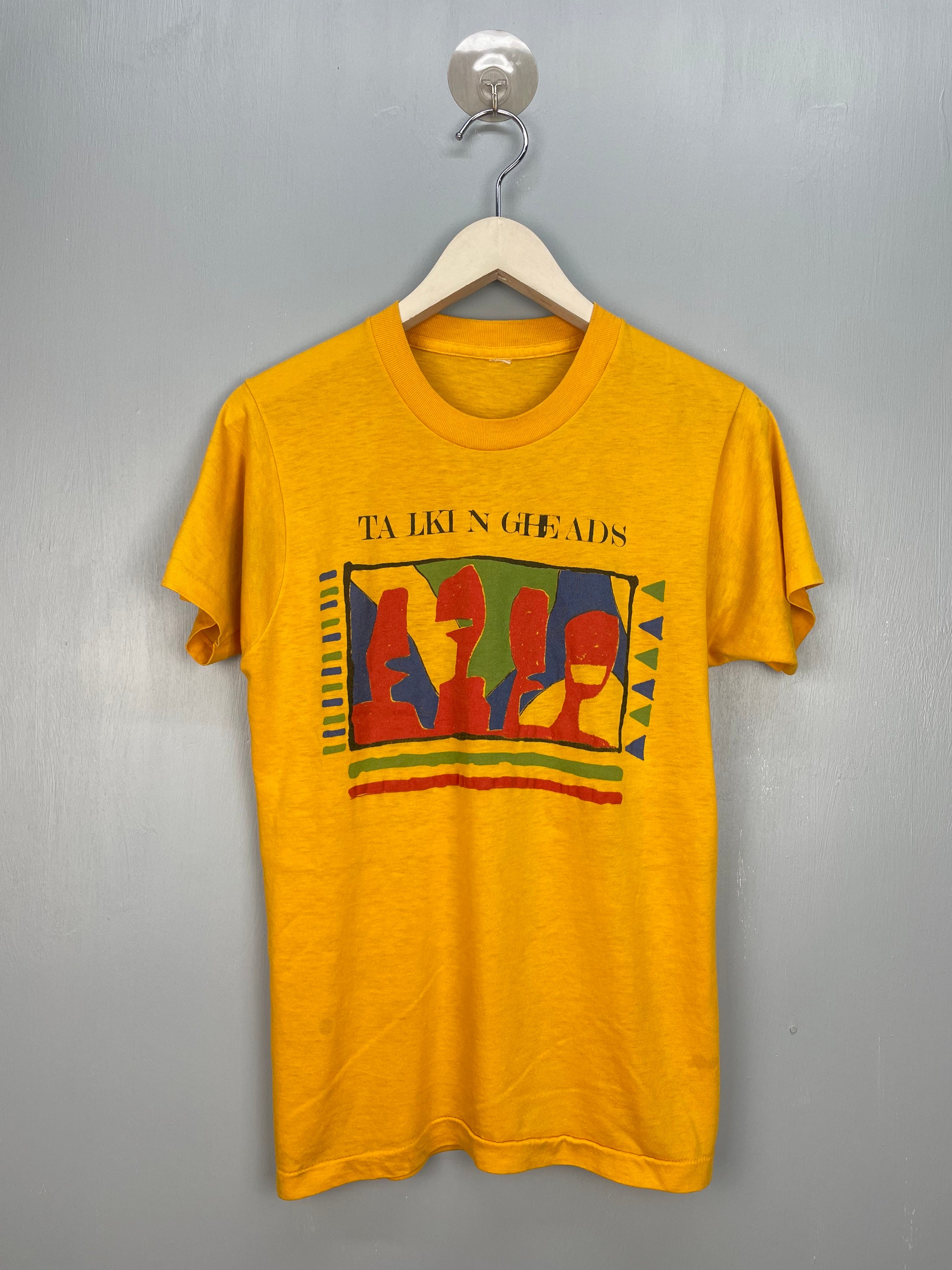 Vintage 80s Talking Heads Band T Shirt S - Etsy