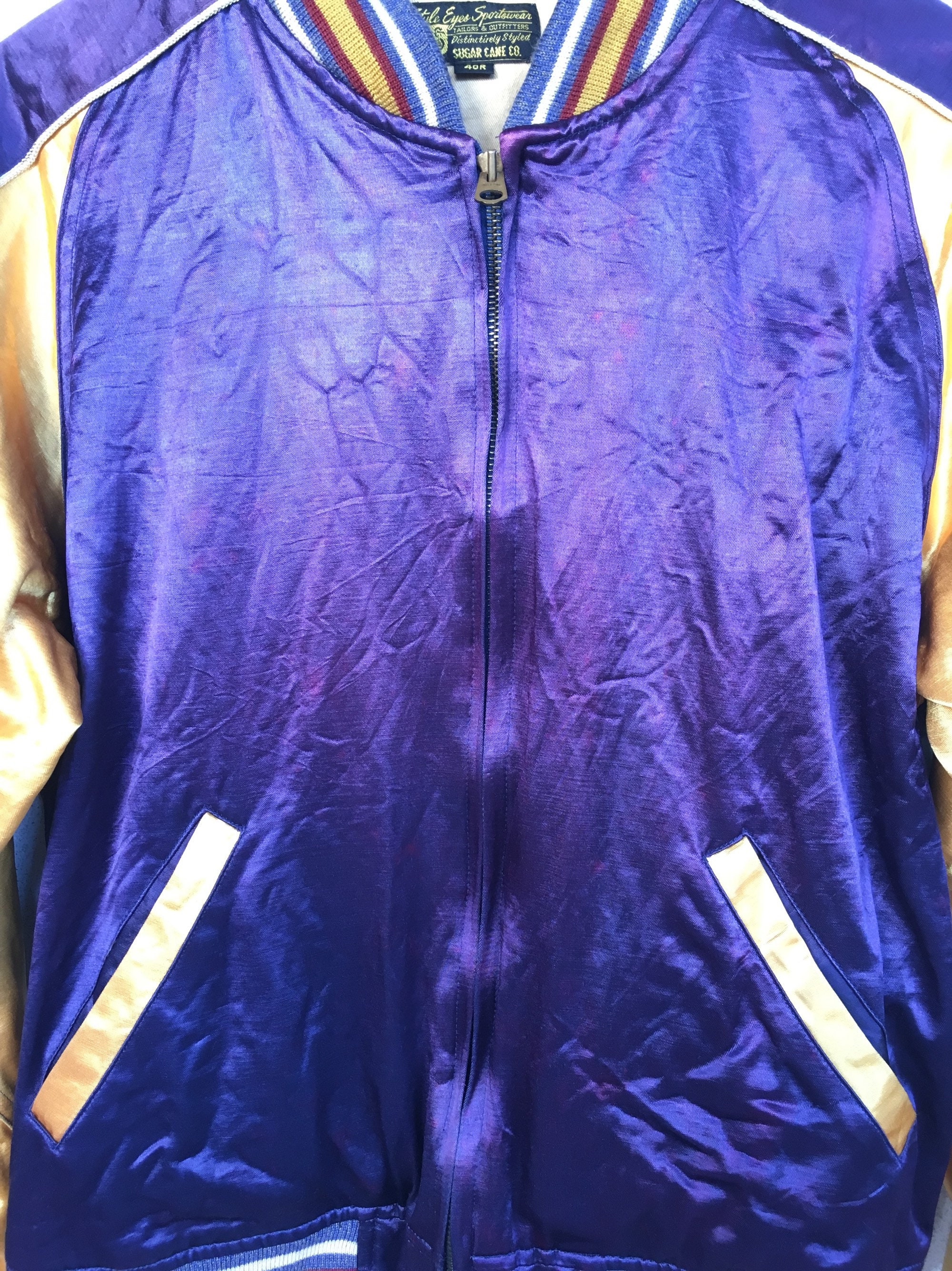 Sugar Cane スカジャン Lサイズ：Style Eyes Vintage Sugarcane Style Eyes Sportswear Toyo Enterprise