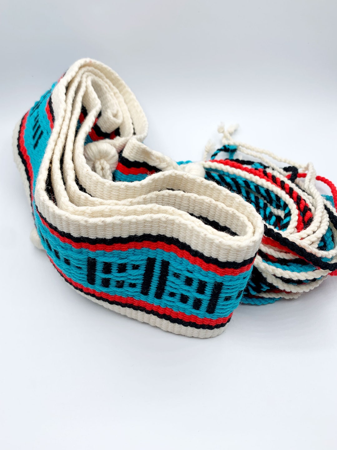 Navajo Sash Belt Handwoven Southwest Ceremonial Etsy