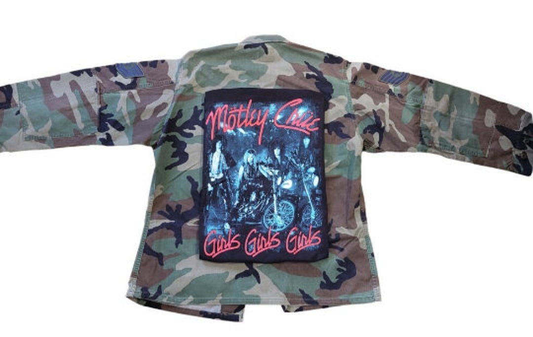 Custom Army Jacket or Vest Camo Hip Hop Rock Patchwork Custom Etsy