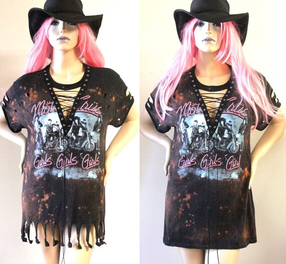 bleached t shirt dress
