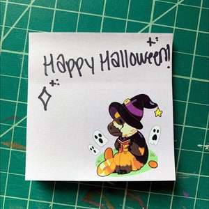 Spooky Sammy Halloween Post It Notes