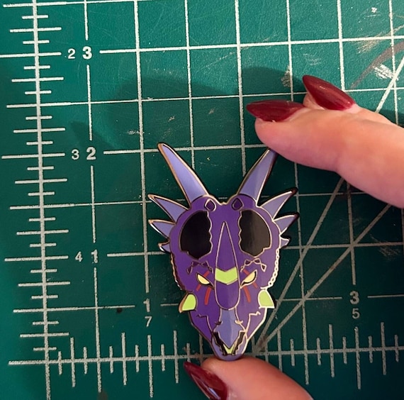 Unit 01 Styracosaurus Hard Enamel Pin