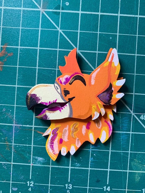 ISLE EXCLUSIVE Halloween Gryphon Wooden Pin