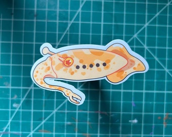 Tullimonstrum Stickers | paleontologist sticker | gift for paleontologist | prehistory sticker | tully monster sticker