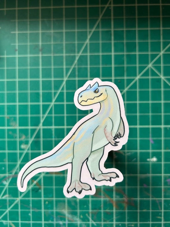 Allosaurus jimmadseni Matte Sticker