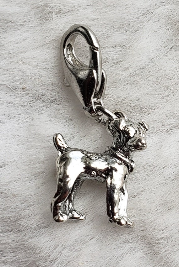 One Jack Russell Terrier Dog Fan Pull With Paw Prints On The Back 1/"