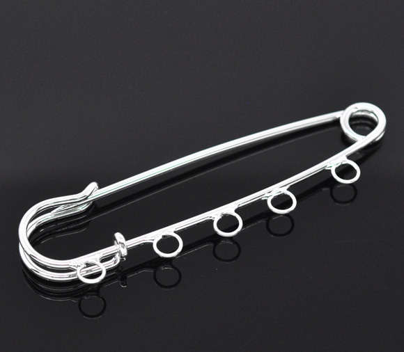 Safety Pin Charm Holder Etsy