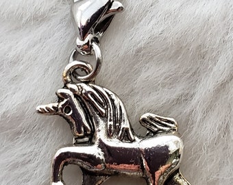 Silver Unicorn Charm | Fantasy Charm | Unicorn Jewelry | Gift for Little Girl