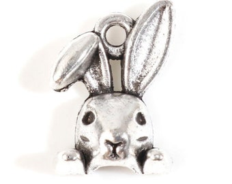 Bunny Charm | Bunny Rabbit Charm | Rabbit Jewelry | Gift for Rabbit Lover | Gift for Easter | Gift for Bunny Mom