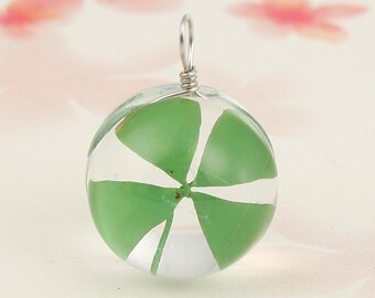 Four Leaf Clover Charms | Shamrock Charms | Luck of the Irish Charms | Good Luck Charms | Package of Four (4) Pendants