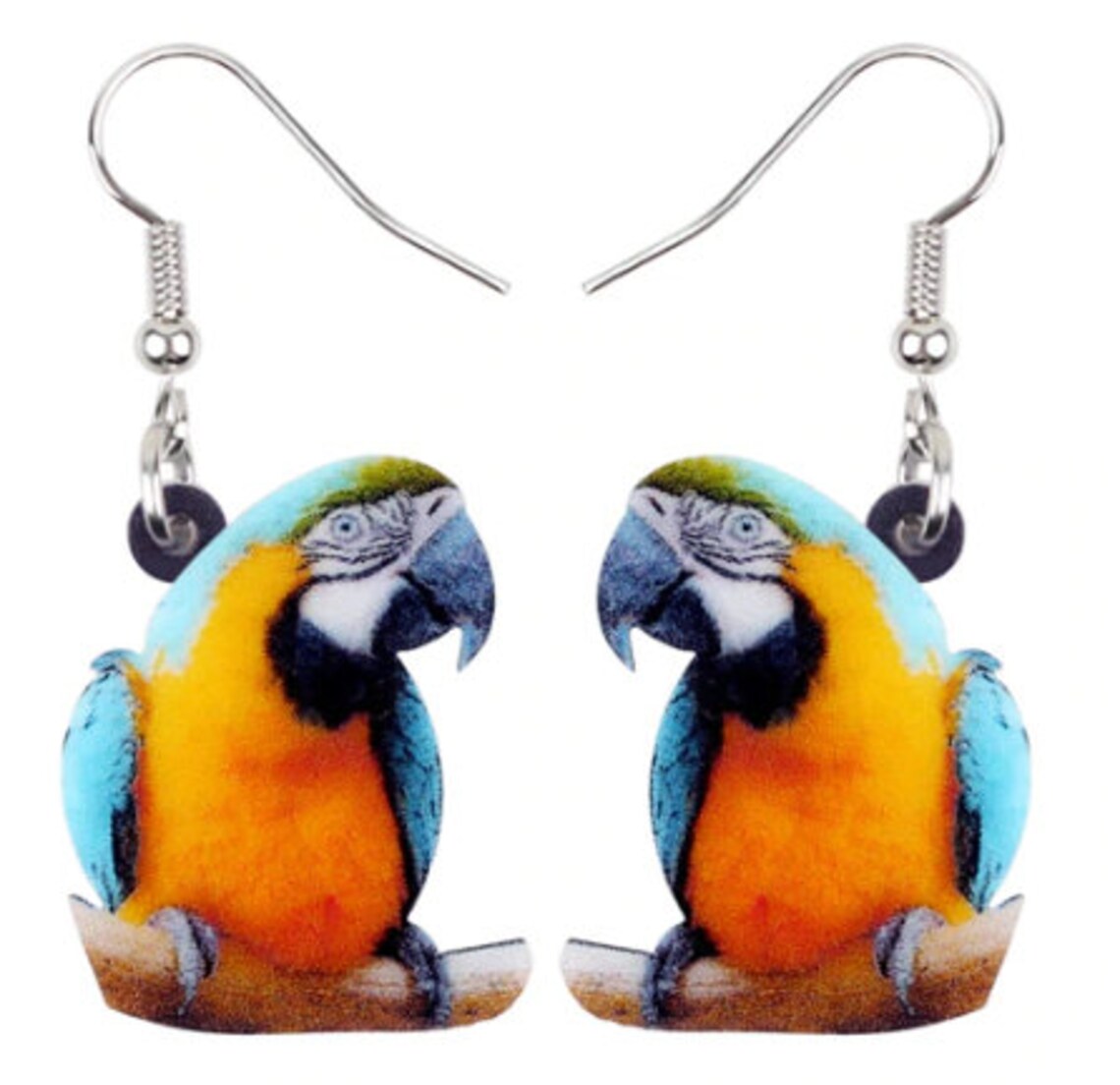 Parrot Earrings Parrot Jewelry Parrothead Jewelry Jimmy - Etsy