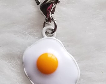 Egg Charm | Over Easy Egg Charm | Fried Egg Charm | Food Jewelry | Gift for Chef | Gift for Cook | Chef Gift | Cook Gift