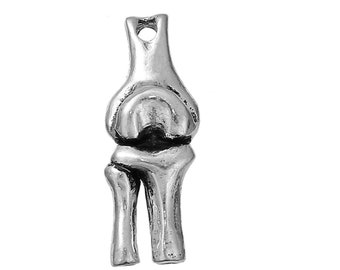 Anatomical Human Knee Charm | Gift for Orthopedic | Gift for Doctor | Gift for PA |