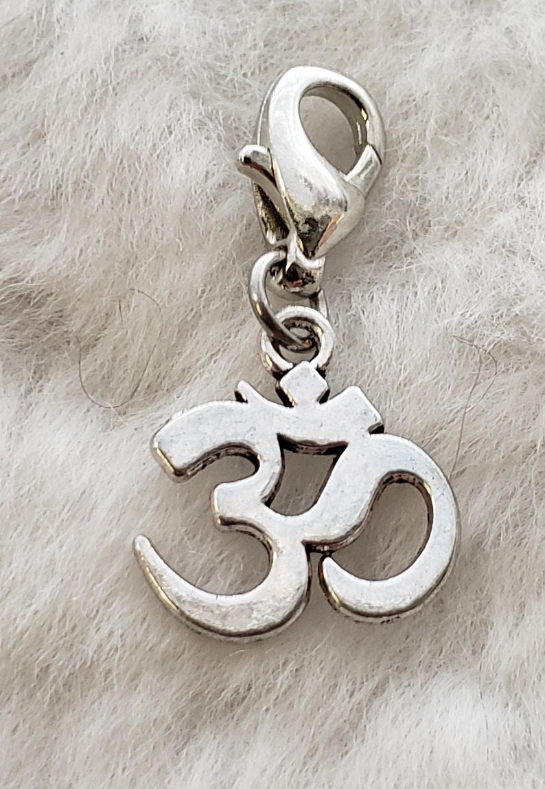 Ohm Charm Buddhist Charm Meditation Charm Indian Charm image 1