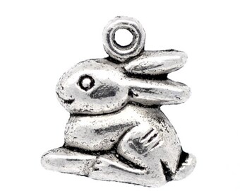 Bunny Charm | Bunny Rabbit Charm | Rabbit Jewelry | Gift for Rabbit Lover | Gift for Easter | Gift for Bunny Mom