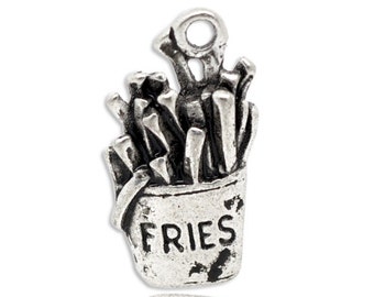 French Fries Charm | French Fry Jewelry | French Fry Charm | Food Jewelry | Fair Jewelry | Carnival Jewelry