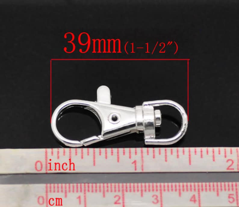 Silver Swivel Clips Purse Clips Purse Clip Findings Etsy