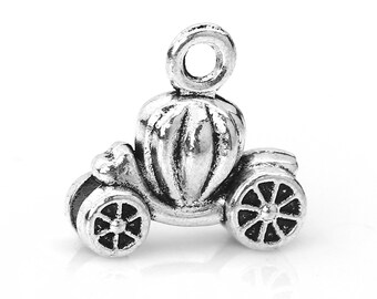 Pumpkin Carriage Charm | Fantasy Charm | Princess Charm | Fairy Tale Charm | Fairy Tale Jewelry