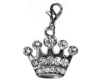 Princess Crown Charm | Crown Pendant | Crown Jewelry | Princess Jewelry | Beauty Pageant Charm | Beauty Queen Charm