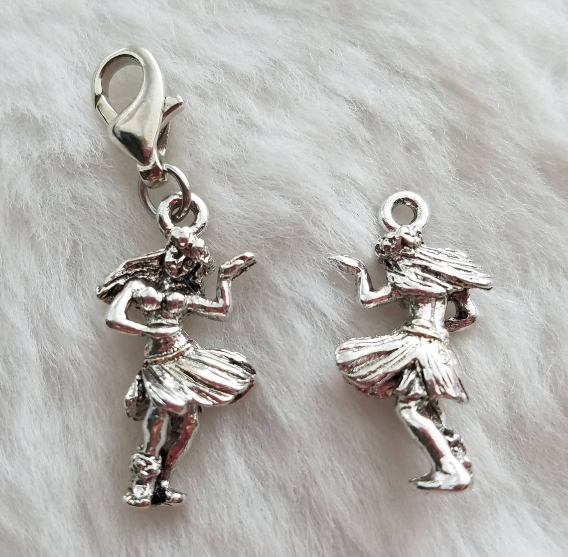 Hula Girl Charm Hawaii Charm Hawaii Jewelry Hula Girl Etsy