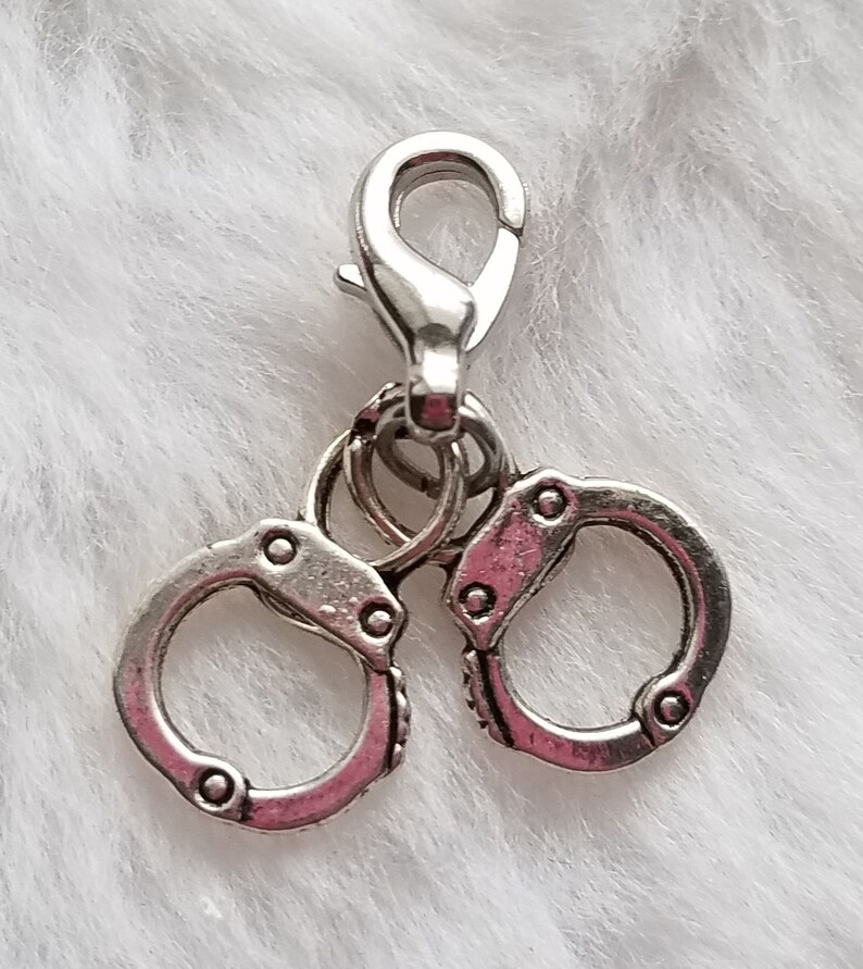 Handcuffs Charm Handcuff Charm Handcuff Jewelry Police Etsy UK