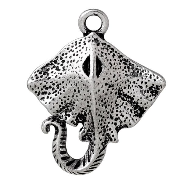 Manta Ray Charm | Sting Ray Charm | Skate Charm | Sea Creature Charm | Ocean Charm | Mermaid Charm