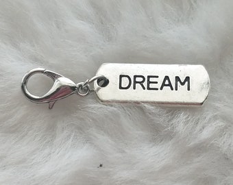 Dream Charm | Dream Tag Charm | Dream Jewelry | Inspirational Charm