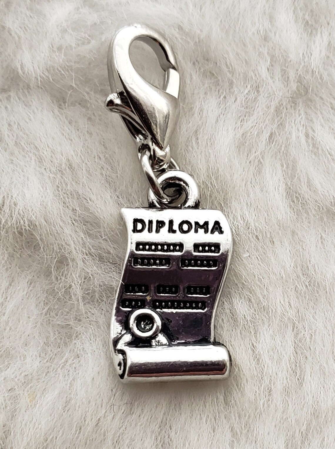 Graduation Charm Diploma Charm Graduate Gift Class of Etsy