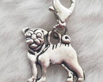 Pug Charm | Gift for Pug Mom | Pug Jewelry | Gift for Dog Mom | Pug Mom Gift | Pug Owner Gift