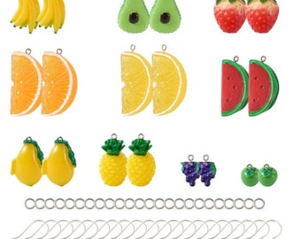 Fruit Earring Kit | Fruit Jewelry Kit | Carmen Miranda Earring Kit | Jimmy Buffett Earring Kit | DIY Jewelry Kit | Jewelry Supply