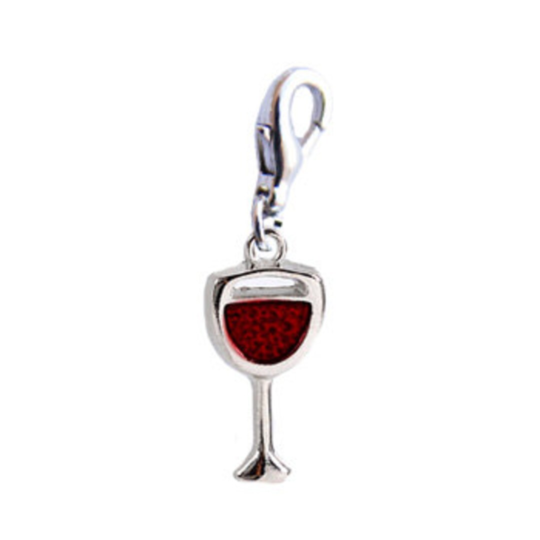 Red Wine Charms Wine Charms Wine Glass Charms Clip on Etsy