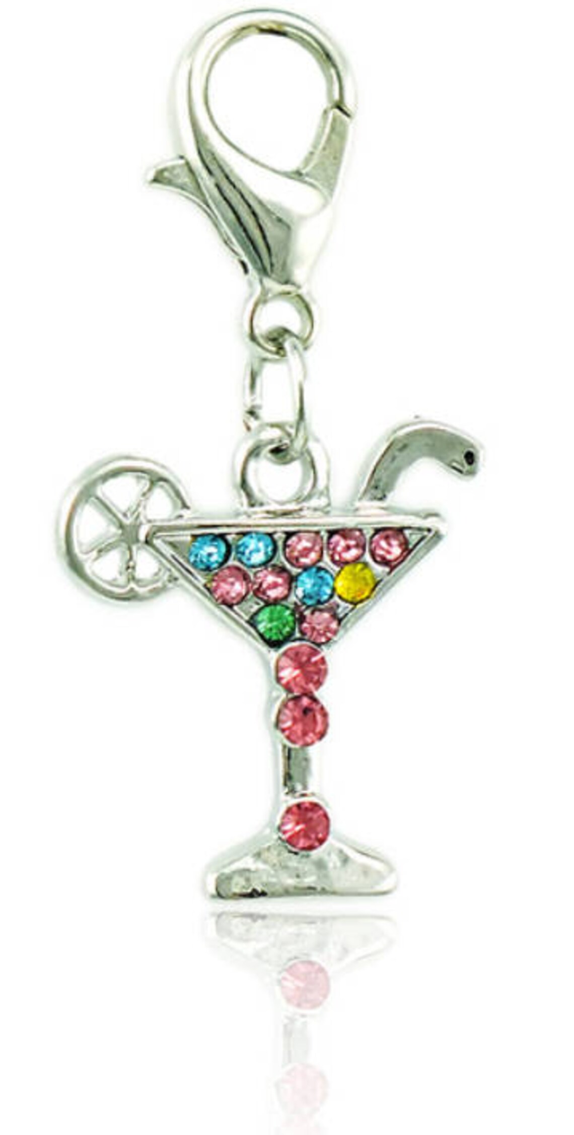 Cocktail Charm Martini Charm Alcohol Charm Food Jewelry Etsy