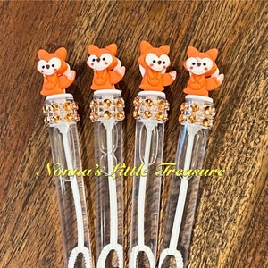 12 Fox Party Bubble Favor,Fox Baby Shower Bubble Favors,Bubble Favor,Little Fox Bubble Favor,Fox Birthday Party Favor,Woodland Birthday