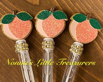 One Sweet Peach Bubble Wands,Sweet As A Peach PartySweet Peach Decoration,Peach First Birthday,Peach Bridal Shower,Peach Birthday Party