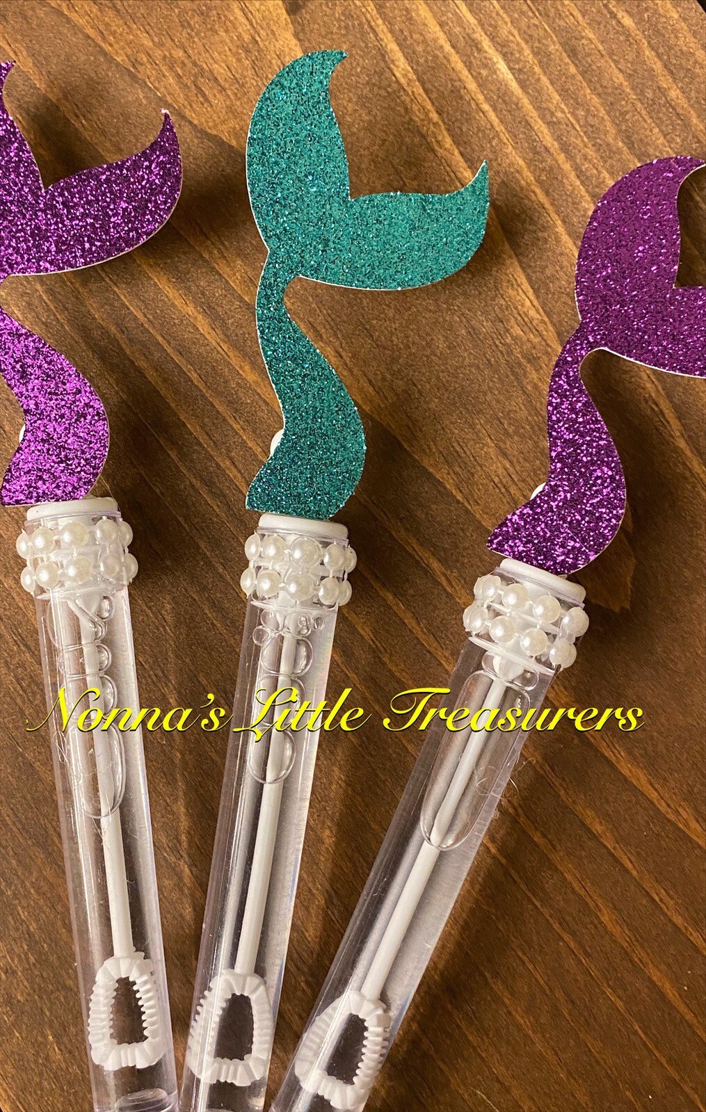 Mermaid Bubble Wandsmermaid Birthday Party Favormermaid | Etsy
