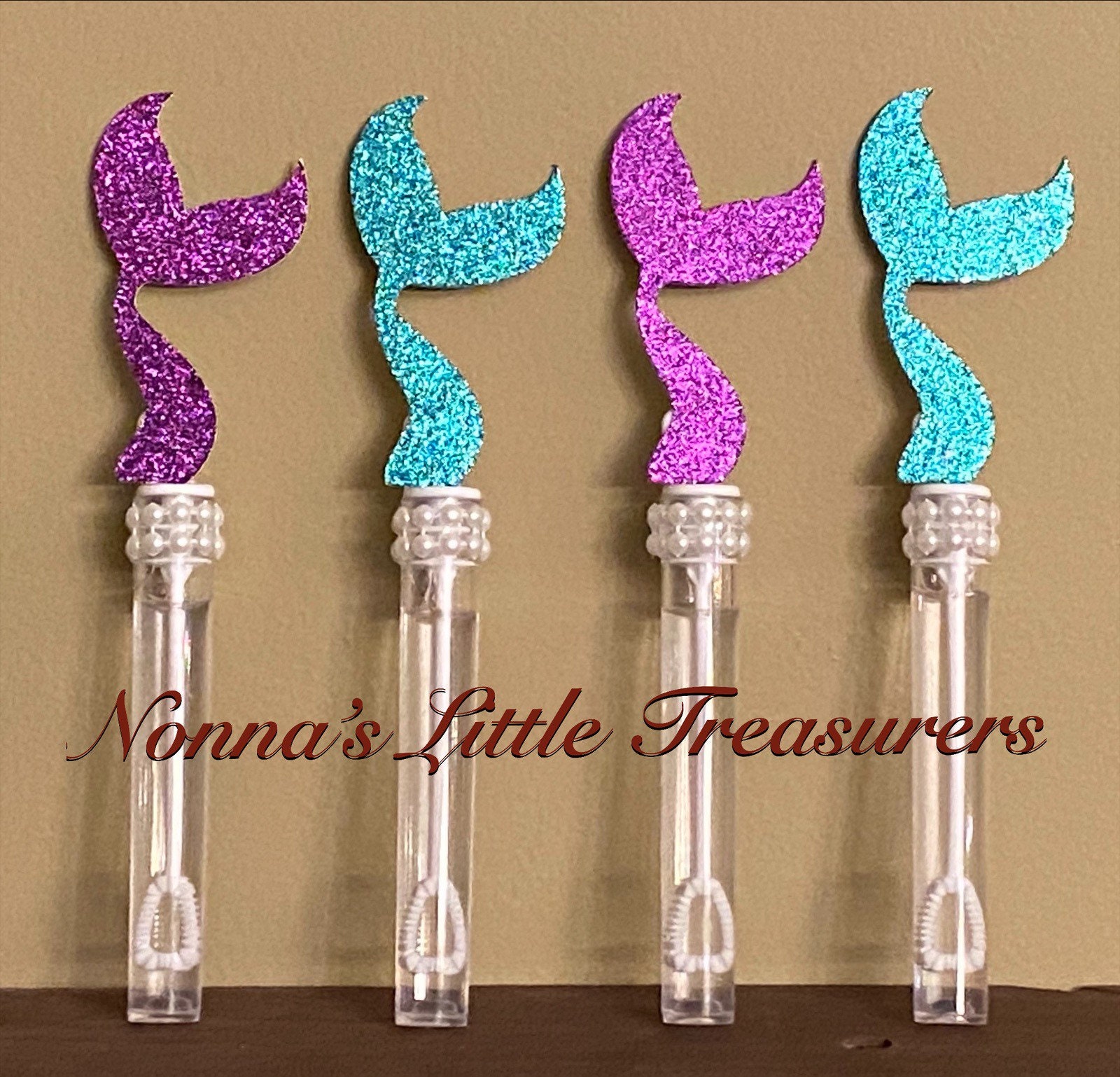 Mermaid Bubble Wandsmermaid Birthday Party Favormermaid | Etsy