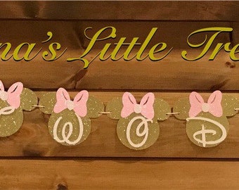 OH TWODLES Birthday Banner,Minnie Mouse Birthday Banner,Pink And Gold Minnie Mouse Birthday Banner,2nd Birthday,Oh Twodles Banner