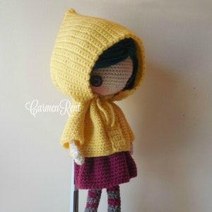 Coraline Amigurumi Doll Crochet Pattern PDF image 3