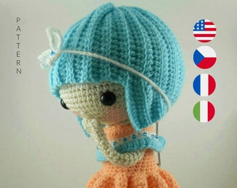 Camille- Amigurumi Doll Crochet Pattern PDF