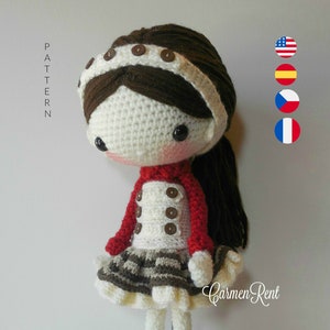 Olivia Amigurumi Doll Crochet Pattern PDF image 1