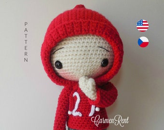 Miguel Emiliano - Amigurumi Doll Crochet Pattern PDF