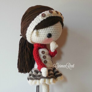 Olivia Amigurumi Doll Crochet Pattern PDF image 8