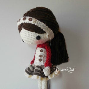 Olivia Amigurumi Doll Crochet Pattern PDF image 7