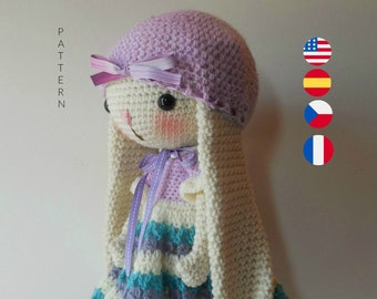 Coco Bunny- Amigurumi Doll Crochet Pattern PDF