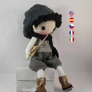 Gilbert- Amigurumi Doll Crochet Pattern PDF