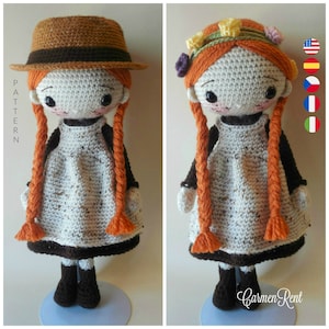 Anne- Amigurumi Doll Crochet Pattern PDF