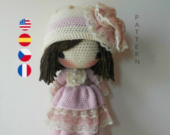 Dorle- Amigurumi Doll Crochet Pattern PDF